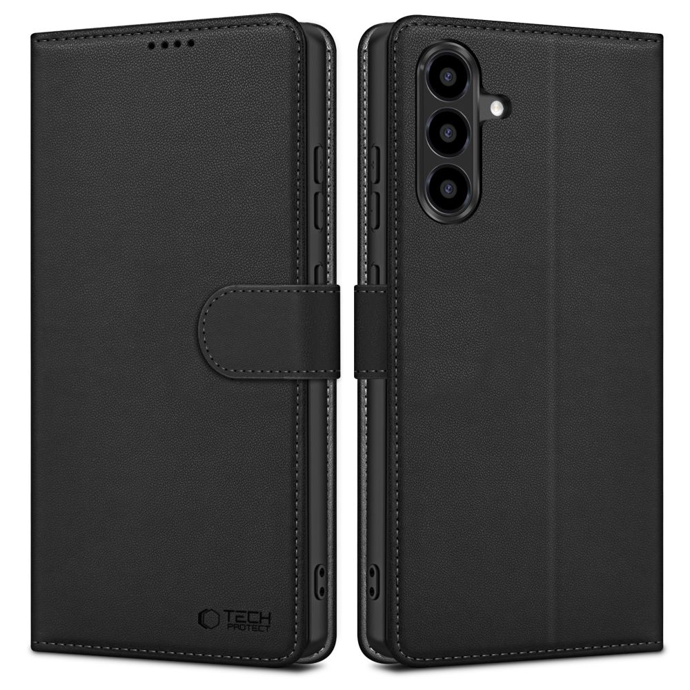 Φωτογραφία προϊόντος: Θήκη Βιβλιαράκι για Samsung Galaxy A57 - TECH-PROTECT (Μαύρο)