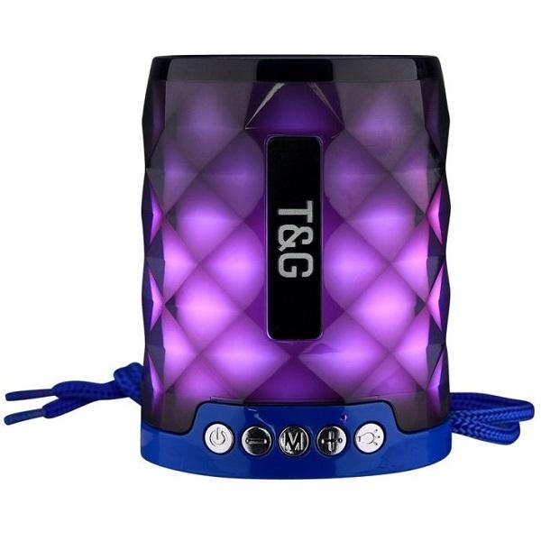 Φωτογραφία προϊόντος: OEM T&amp;G TG155 Ηχείο Bluetooth 5W με Ραδιόφωνο και 3 ώρες Λειτουργίας Blue