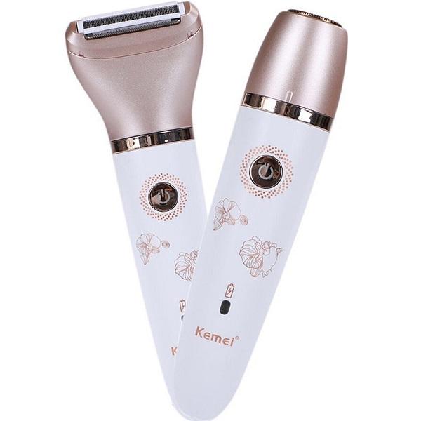 Φωτογραφία προϊόντος: OEM Kemei Σετ Αποτρίχωσης Epilator για Πρόσωπο, Σώμα &amp; Μπικίνι KM-1632 Λευκό