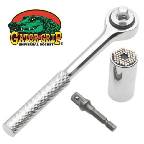 Φωτογραφία προϊόντος: OEM Gator Grip All in One 7-19mm Καστάνια με Καρυδάκια 14" &amp; 34" 2τμχ