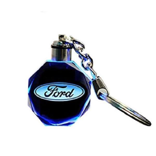 Φωτογραφία προϊόντος: OEM Ford Μπρελόκ 3D Ford Γυάλινο με Led
