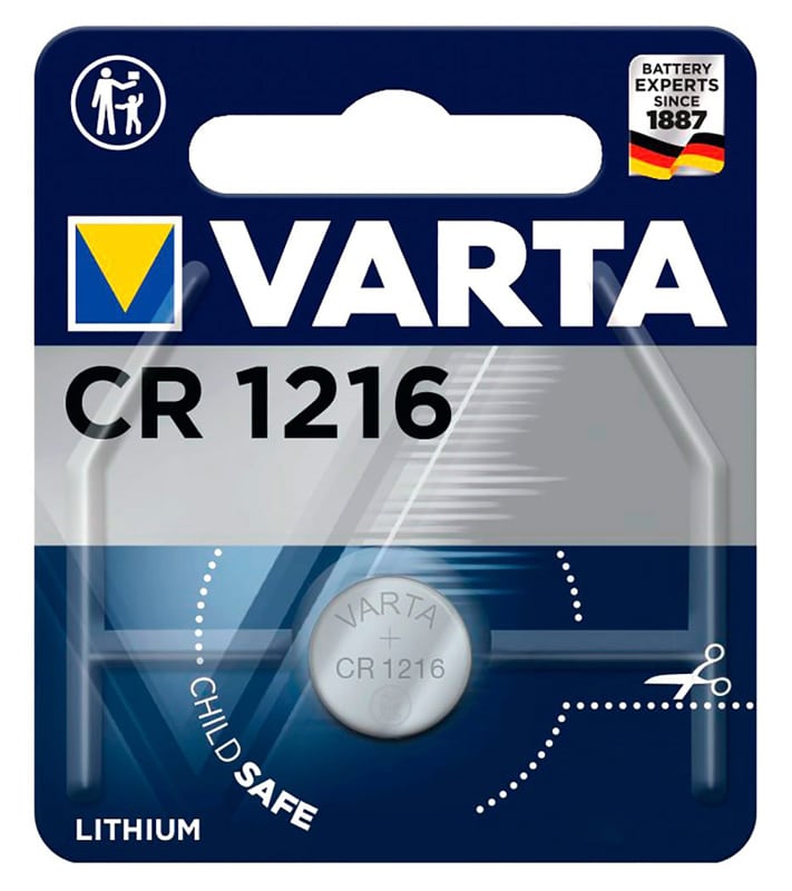Φωτογραφία προϊόντος: VARTA μπαταρία λιθίου CR1216, 3V, 1τμχ