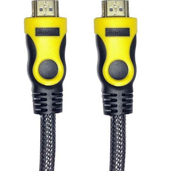 Φωτογραφία προϊόντος: OEM Andowl HDMI 2.0 Braided Cable HDMI male - HDMI male 3m Μαύρο AN- Κωδικός: QHD30