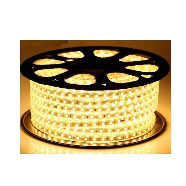 Φωτογραφία προϊόντος: OEM Arrango Αδιάβροχη Ταινία LED Τροφοδοσίας 220V με Θερμό Λευκό Φως Πάχος 8μμ Μήκους 100m και 120 LED ανά Μέτρο Τύπου SMD5050 Κωδικός: AT76104