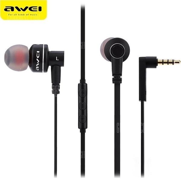 Φωτογραφία προϊόντος: OEM Awei ES10TY In-ear Handsfree με Βύσμα 3.5mm Μαύρο