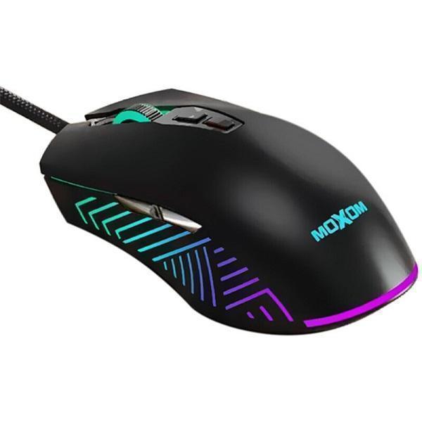 Φωτογραφία προϊόντος: OEM Moxom Fury RGB Gaming Ποντίκι 6400 DPI Μαύρο