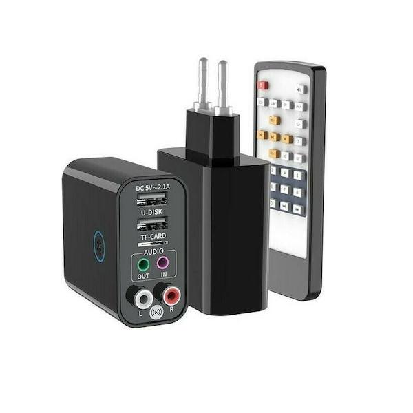 Φωτογραφία προϊόντος: OEM Andowl Κ16 Bluetooth 5.0 Receiver με θύρα εξόδου USB