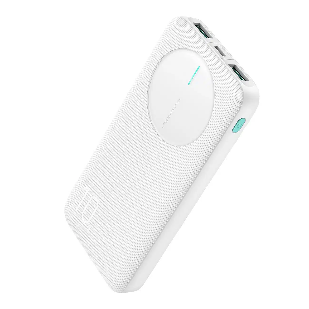 Φωτογραφία προϊόντος: Powerbank Joyroom JR-PBF12 10000mAh 2.4A 2x USB-A 1x USB-C (Λευκό)