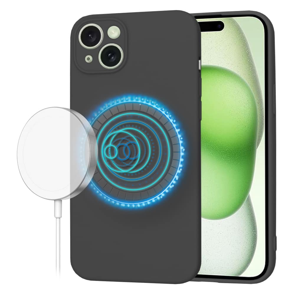 Φωτογραφία προϊόντος: Θήκη iPhone 15 Plus SoftFlex MagSafe Techsuit (Μαύρο)