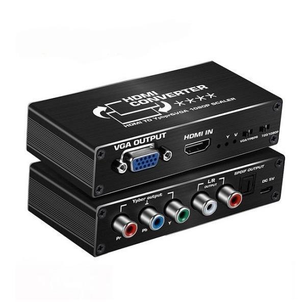 Φωτογραφία προϊόντος: Andowl Q-HD420 Μετατροπέας HDMI female σε VGA/RCA female