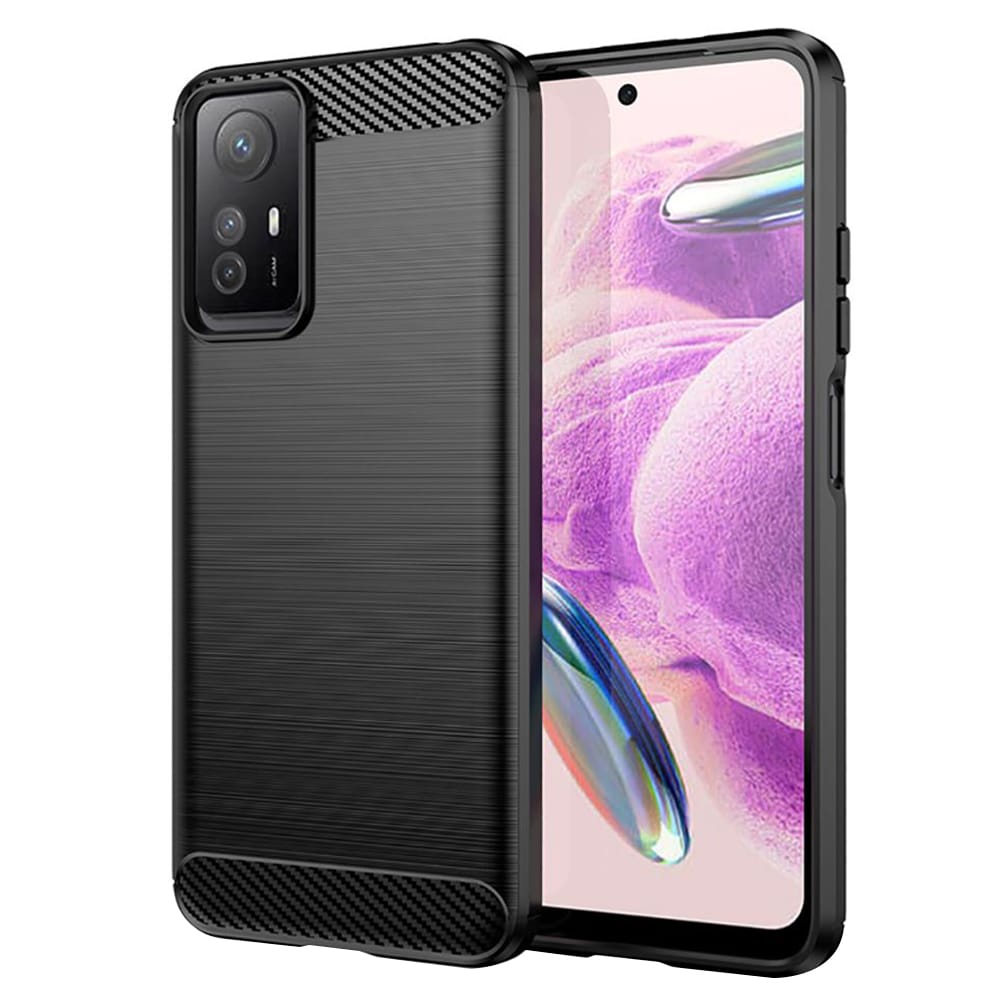 Φωτογραφία προϊόντος: Θήκη Xiaomi Redmi Note 12S Carbon Silicone Techsuit (Μαύρο)