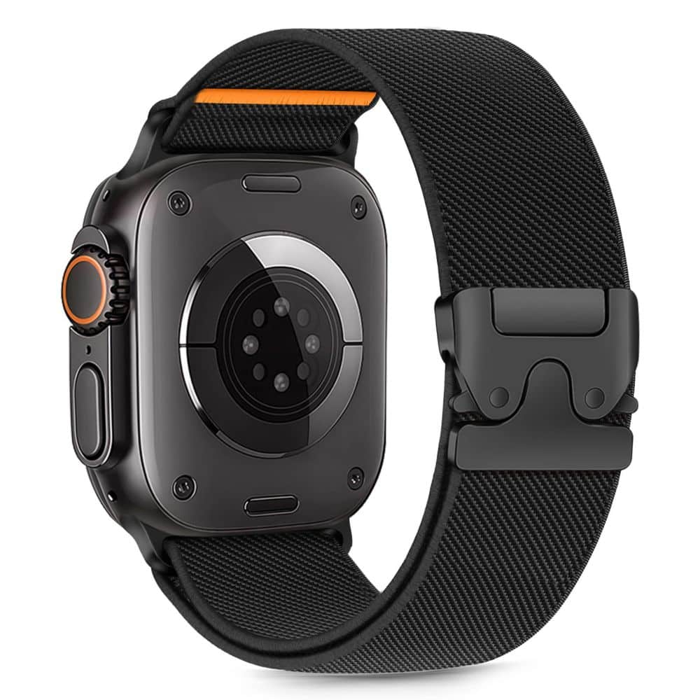 Φωτογραφία προϊόντος: Λουράκι Apple Watch Υφασμάτινο 44 / 45 / 46 / 49 mm Tech-Protect (Μαύρο)