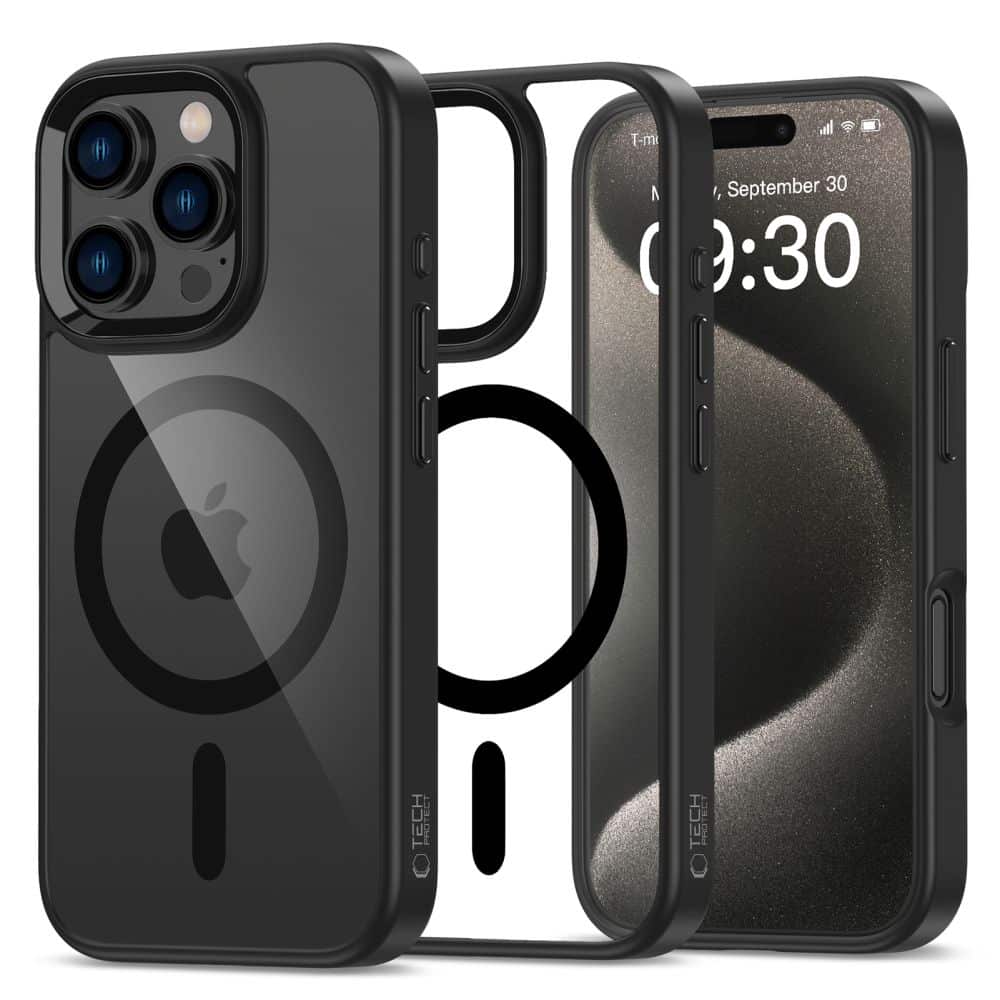 Φωτογραφία προϊόντος: Θήκη iPhone 16 Pro Max TECH-PROTECT Magmat (Μαύρο)