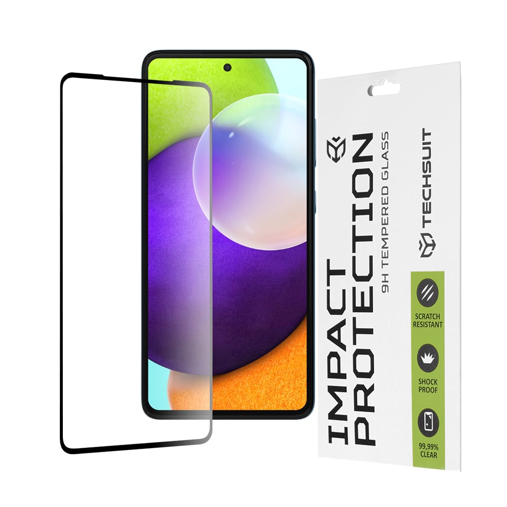 Φωτογραφία προϊόντος: Tempered Glass Techsuit Full Cover & Full Glue για Samsung Galaxy A52 4G / A52 5G / A52s 5G