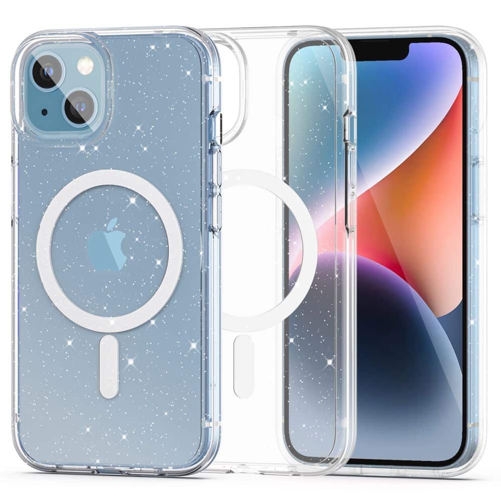 Φωτογραφία προϊόντος: Θήκη iPhone 13 / 14 MagSafe Glitter (Διάφανο) - TECH-PROTECT