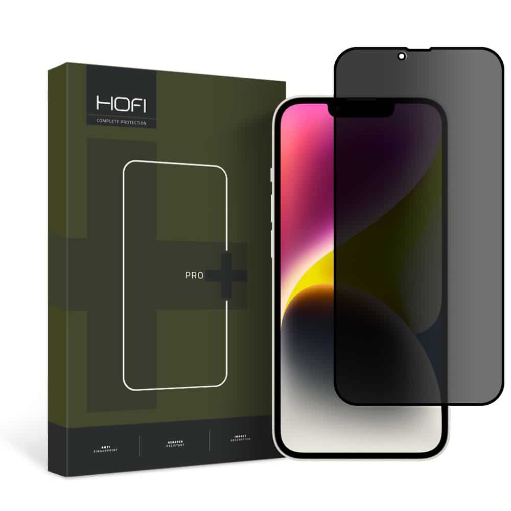 Φωτογραφία προϊόντος: Tempered Glass Privacy iPhone 14 / 13 / 13 Pro/ 16e Hofi