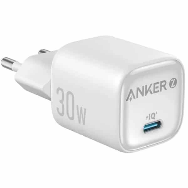 Φωτογραφία προϊόντος: Φορτιστής Τοίχου Anker Zolo 30W, 3A, 1x USB-C, Λευκό
