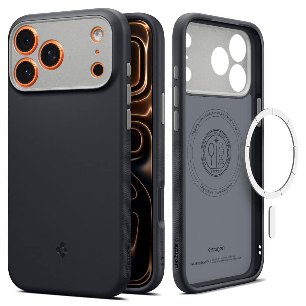 Φωτογραφία προϊόντος: Θήκη iPhone 17 Pro Max MagSafe - Spigen Nano Pop (Μαύρο)
