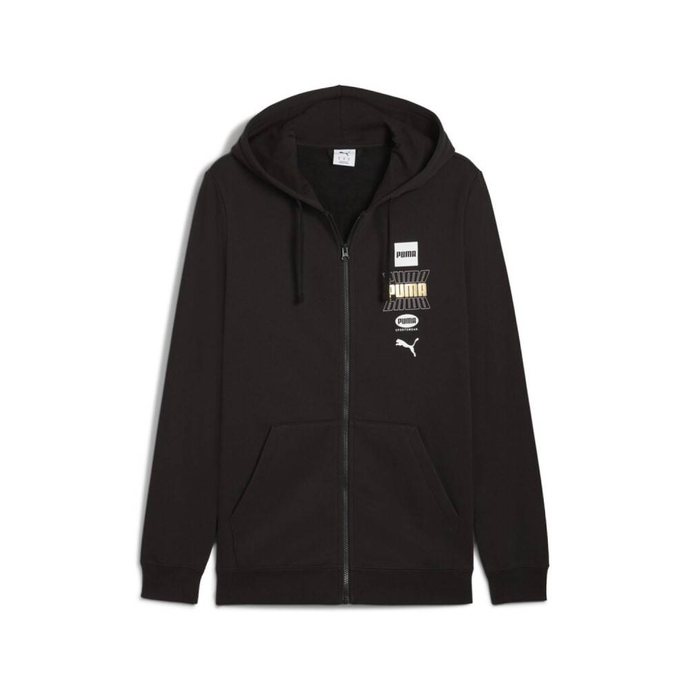 Φωτογραφία προϊόντος: PUMA ESS LOGO LAB Holiday FZ Hoodie FL Black (688191-01)
