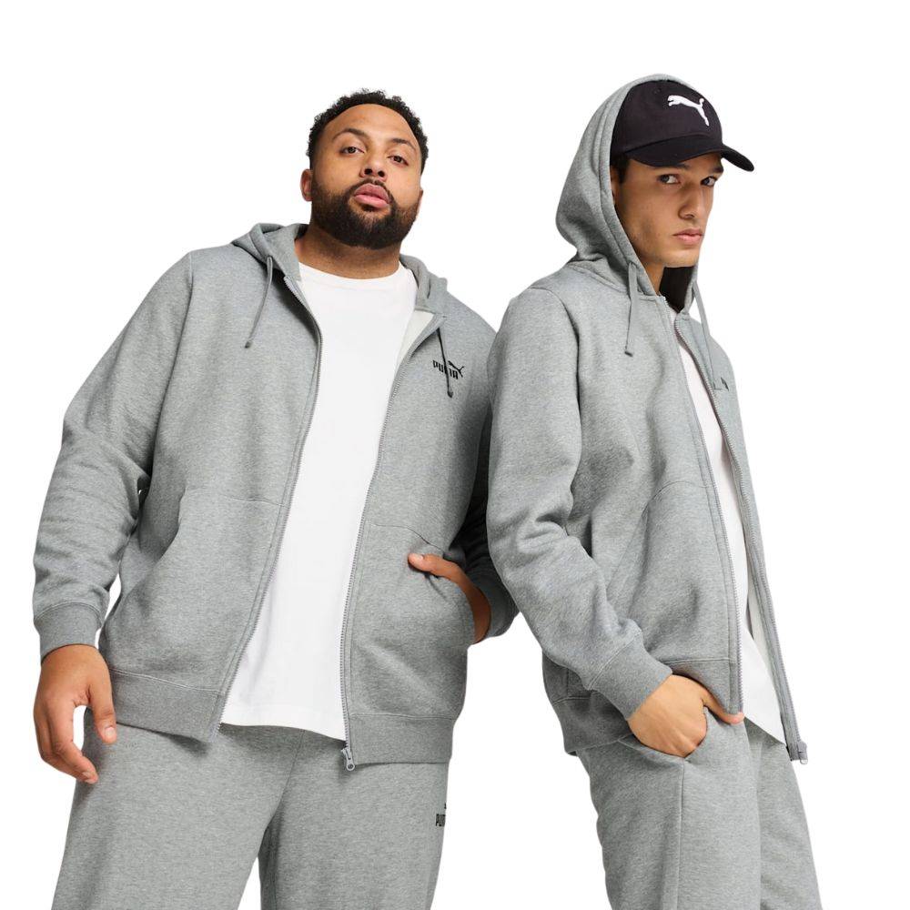 Φωτογραφία προϊόντος: PUMA ESS SMALL NO. 1 LOGO FULL-ZIP HOODIE FL - Γκρι (682586-03)
