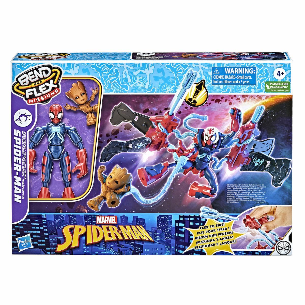 Φωτογραφία προϊόντος: Hasbro Spiderman Bend and Flex Spd Space Mission Jet (F3739)
