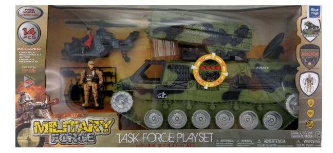 Φωτογραφία προϊόντος: Blue Toys Playset Στρατιωτικό Military Force Άρμα Πυραύλων Με Φως Και Ήχους (MKL417389)