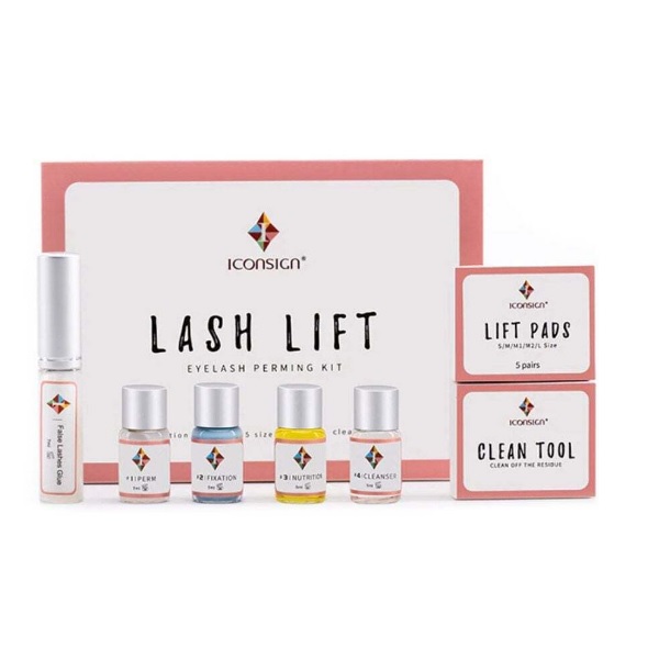 Φωτογραφία προϊόντος: Lash Lift Kit ICONSIGN - Σετ ανόρθωσης και περιποίησης βλεφαρίδων για το σπίτι