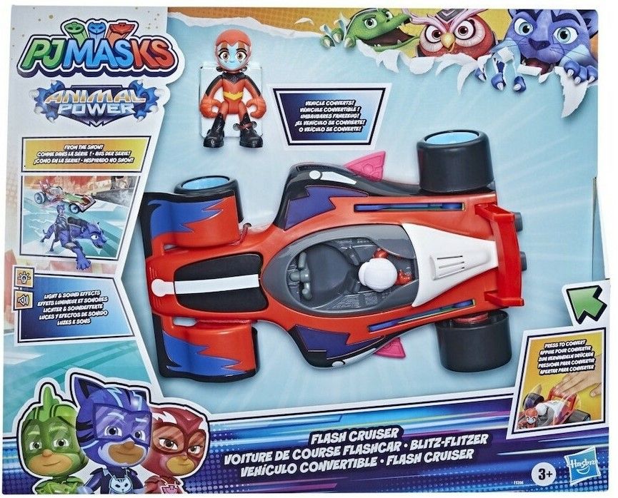 Φωτογραφία προϊόντος: Hasbro PJ Masks Animal Power Transforming Flash Cruiser (F5206)