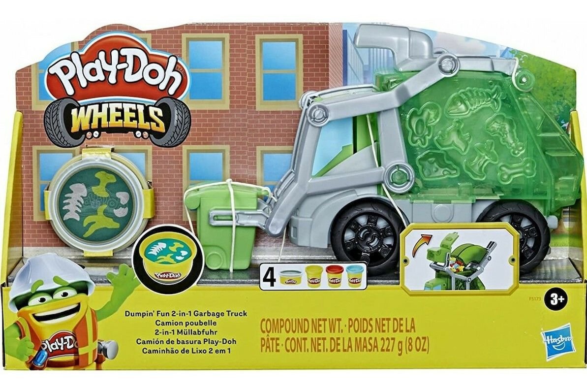 Φωτογραφία προϊόντος: Play-Doh Dumpin Fun 2-In-1 Garbage Truck (F5173)