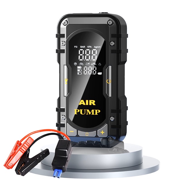 Φωτογραφία προϊόντος: Hifly Jump Starter 4 σε 1 με αεροσυμπιεστή, φως LED και Power Bank