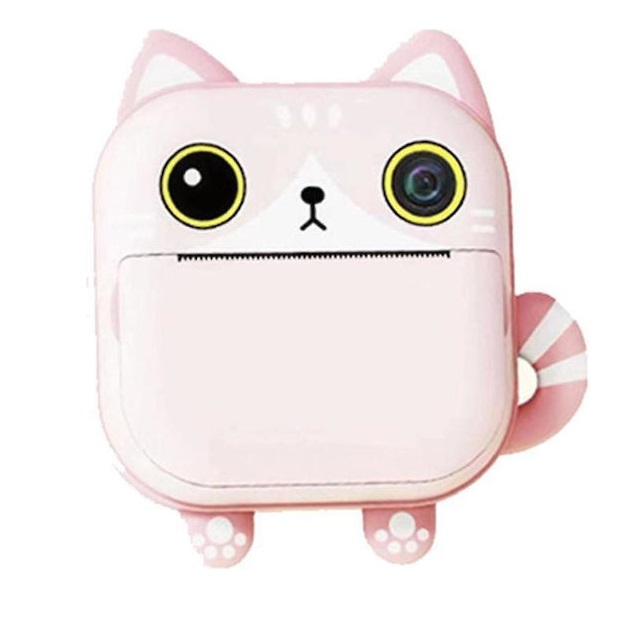 Φωτογραφία προϊόντος: M2 Cute Kitty Compact Φωτογραφική Μηχανή 48MP με Οθόνη 2.4" και Θερμική Εκτύπωση Ροζ