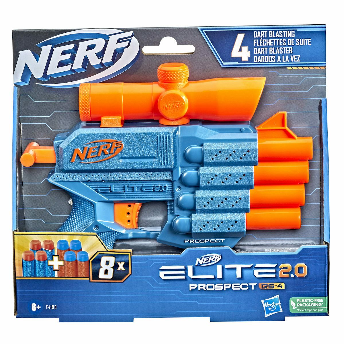 Φωτογραφία προϊόντος: Hasbro Nerf Elite 2.0 Prospect QS 4 (F4190)