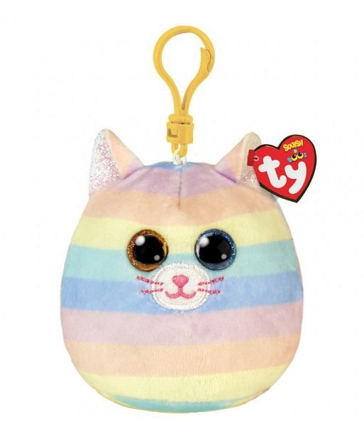 Φωτογραφία προϊόντος: ΟΕΜ ty Squishy Beanies Heather Χνουδωτό Κλιπ Γατούλα Πολύχρωμο (1607-39561)