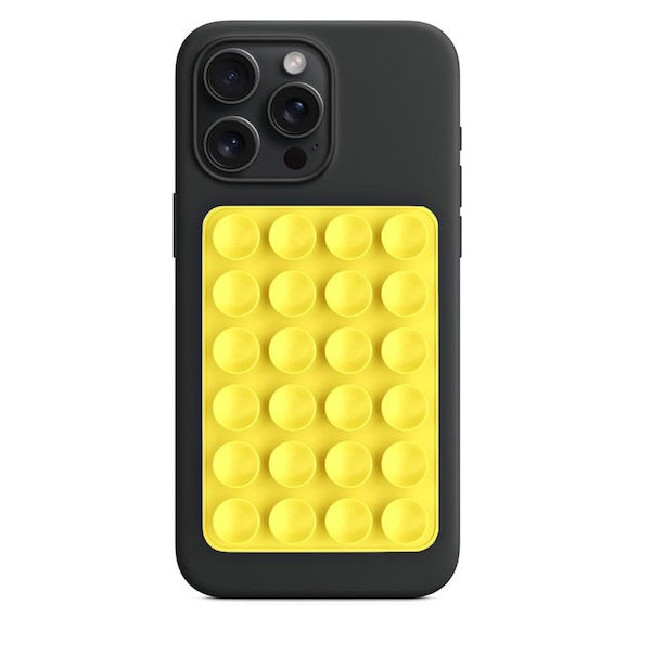 Φωτογραφία προϊόντος: Techsuit Holder Αντιολισθητική Βάση Κινητού Sticky Pad Κίτρινη