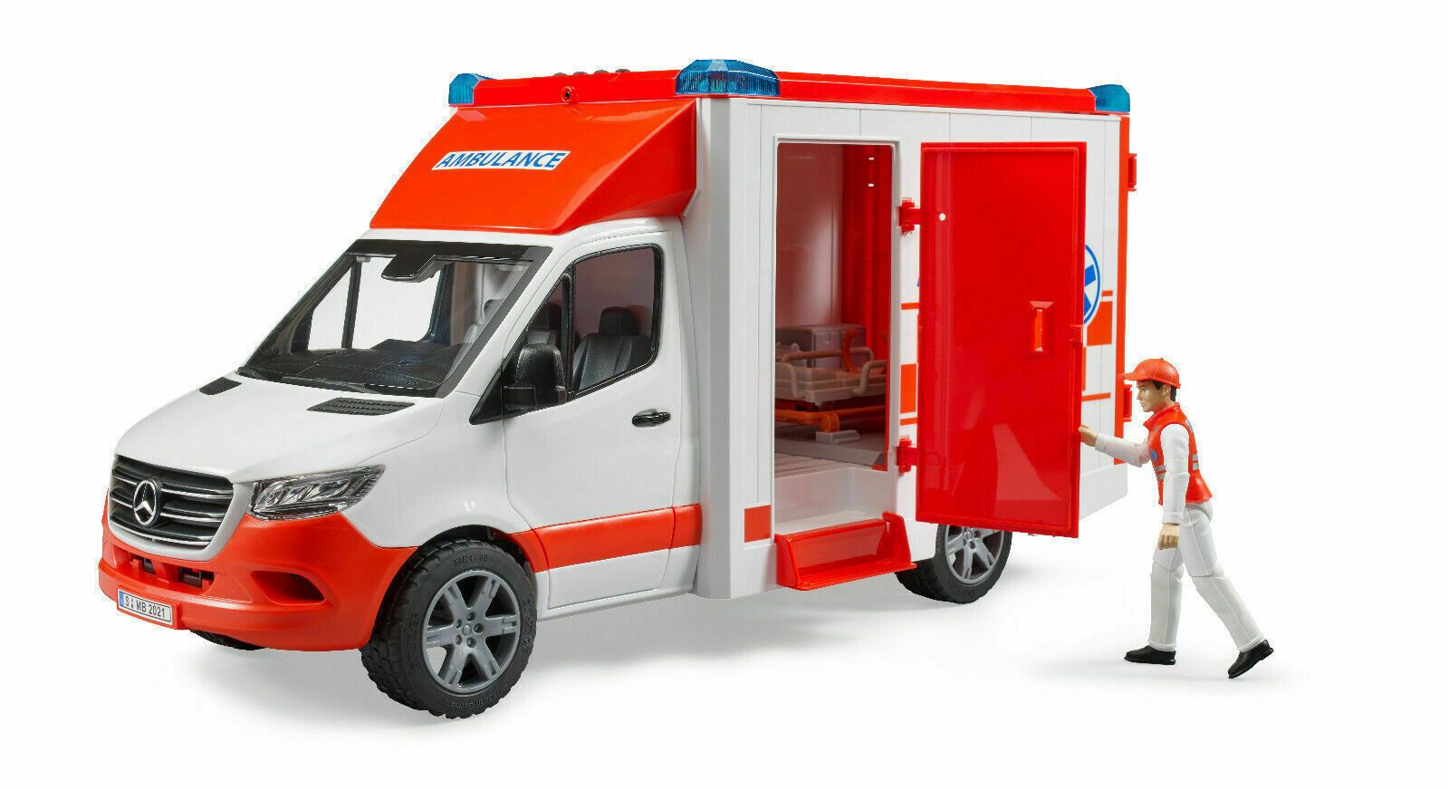 Φωτογραφία προϊόντος: Bruder Ασθενοφόρο Mercedes Benz Sprinter με Οδηγό (BR002676)
