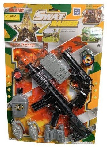 Φωτογραφία προϊόντος: Blue Toys Παιδικα Οπλα Σετ Swat Raider σε Καρτέλα Οεμ (MKH443673)