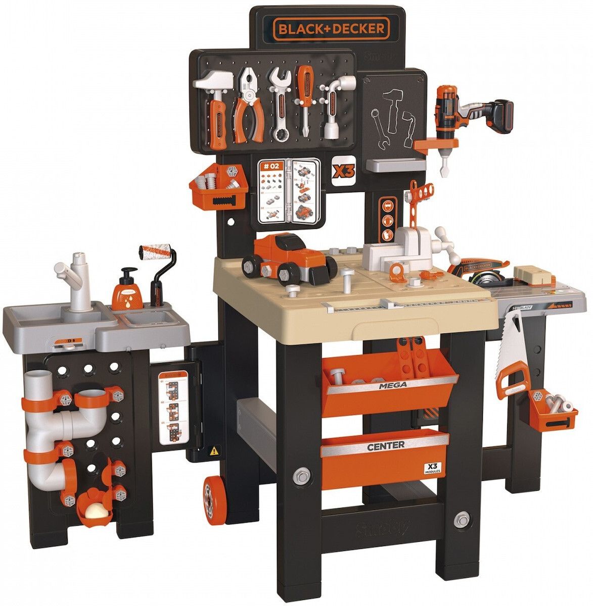 Φωτογραφία προϊόντος: Smoby Εργαλεία Black And Decker Πάγκος Εργασίας Και Αξεσουάρ Mega Center (360726)