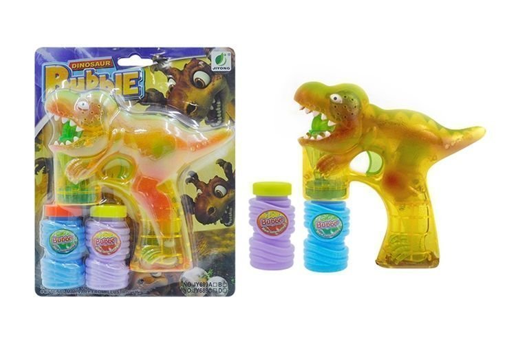 Φωτογραφία προϊόντος: Blue Toys Σαπουνόφουσκες Όπλο Δεινόσαυρος με 2 Ανταλλακτικά και Φώτα (MKO196508)