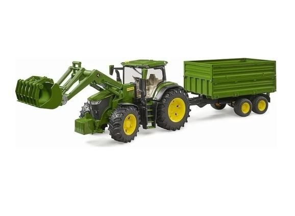 Φωτογραφία προϊόντος: ΟΕΜ John Deere 7R 350 με Μπροστινό Φορτωτή και Τρέιλερ Μεταφοράς Διπλού Άξονα (BR003155)