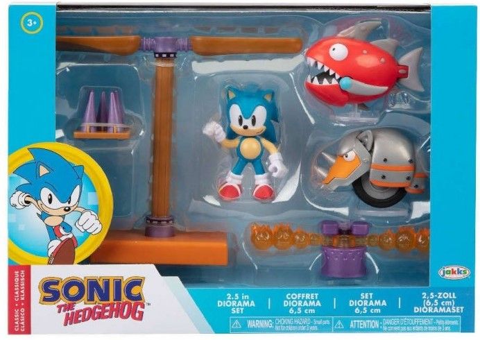 Φωτογραφία προϊόντος: ΟΕΜ Sonic Διόραμα Με 3 Φιγούρες Sonic Rhinobot Kαι Chopper 6.5 εκ. (JPA41442)