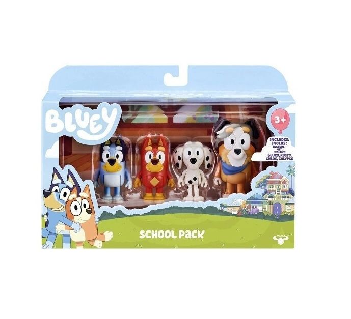 Φωτογραφία προϊόντος: Giochi Preziosi Bluey Φιγούρα 4Pack 2 Σχέδια (BLY09000)