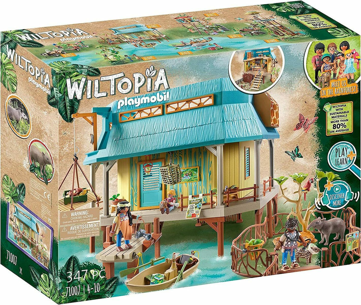 Φωτογραφία προϊόντος: Playmobil Wiltopia: Σταθμός Περίλθαψης Άγριων Ζώων (71007)