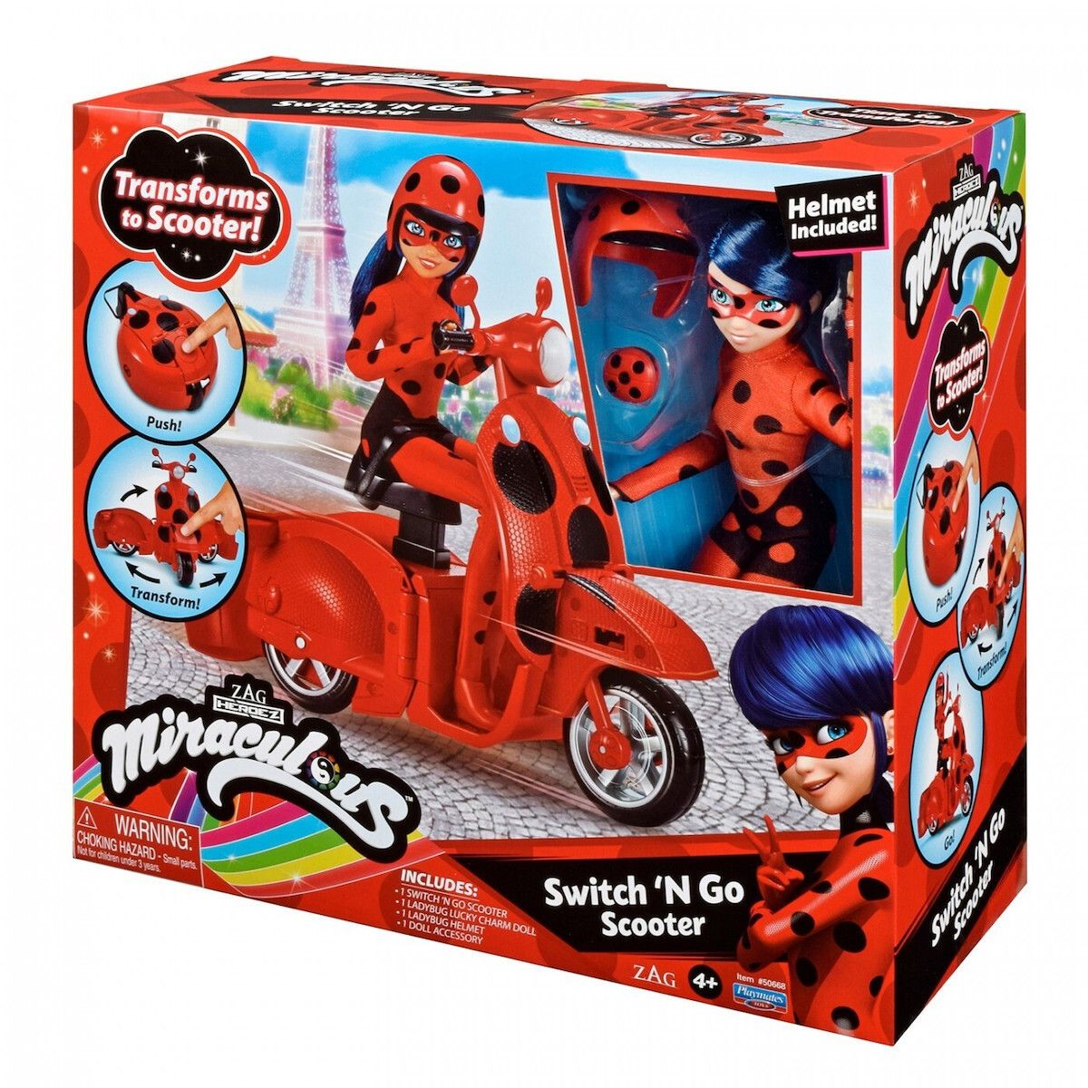 Φωτογραφία προϊόντος: Giochi Preziosi Miraculous Κούκλα Ladybug με Σκούτερ (MRA47000)