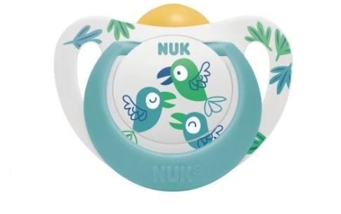 Φωτογραφία προϊόντος: ΟΕΜ Nuk Star Ορθοδοντική Πιπίλα Λάτεξ με Θήκη 18-36μ (10737040)