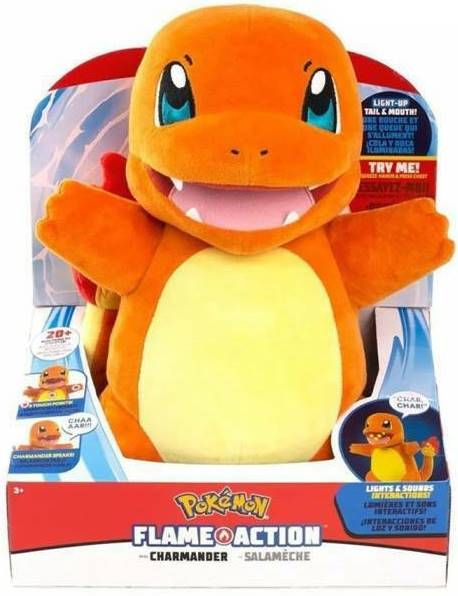 Φωτογραφία προϊόντος: ΟΕΜ Pokemon Λούτρινο Charmander 25 εκ. Με Ήχο Και Φως (JW097770)