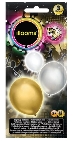 Φωτογραφία προϊόντος: Giochi Preziosi Illooms 3 Pack Gold, Silver, White (LLM21000)
