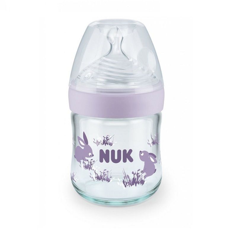 Φωτογραφία προϊόντος: Nuk Μπιμπεό Γύαλινο 120ml Nature Sense Temperature Control Σιλικόνη (10747112)