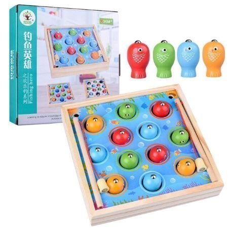 Φωτογραφία προϊόντος: Blue Toys Επιτραπέζιο Ξύλινο Fishing Game Μαγνητικό (MKN336972)