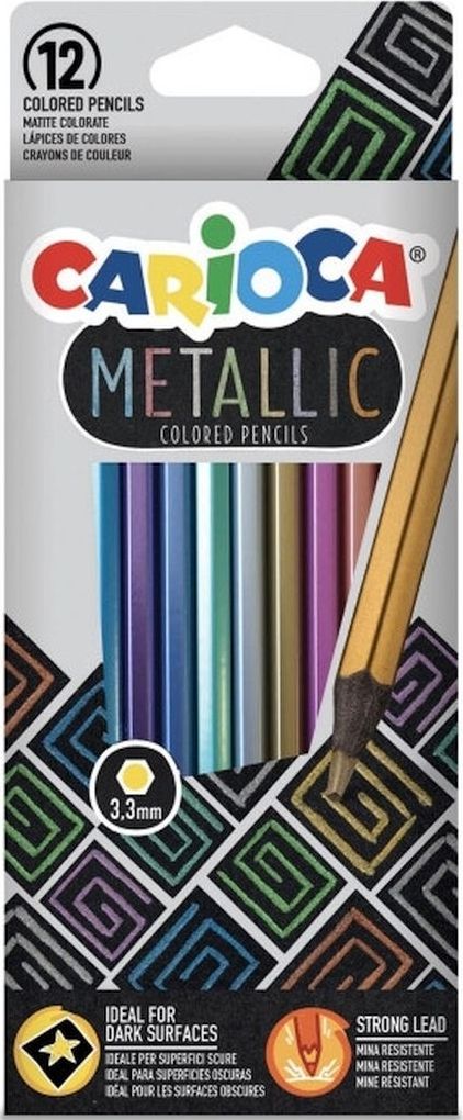 Φωτογραφία προϊόντος: Exas Carioca Ξυλομπογίες Metallic 12 Χρώματα (133431640)