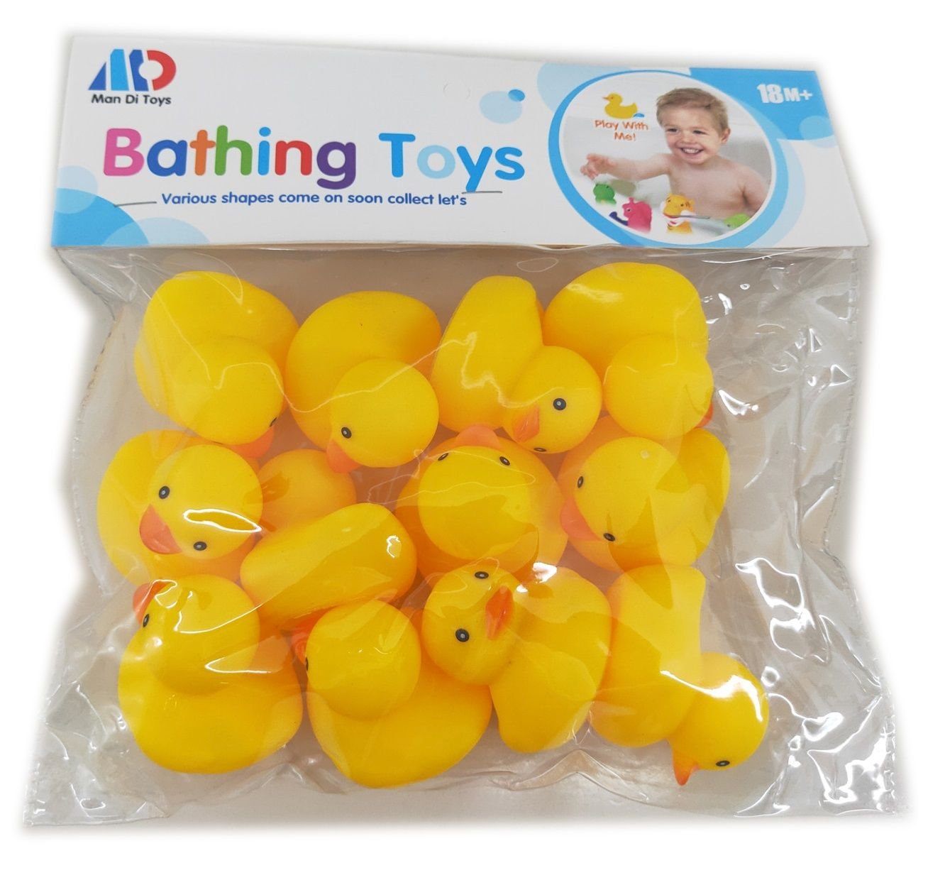 Φωτογραφία προϊόντος: Blue Toys Μαλακά Παπάκια Πλαστικά σε Σακούλα 12 τεμάχια (MKN408045)